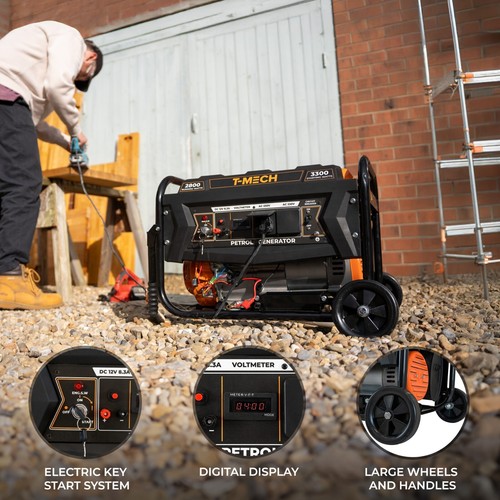 Portable petrol generator - petrol, 7hp
